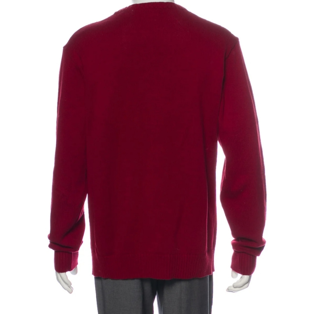 Men's Oscar De LA Renta classic Christmas sweater - Picture 6 of 8